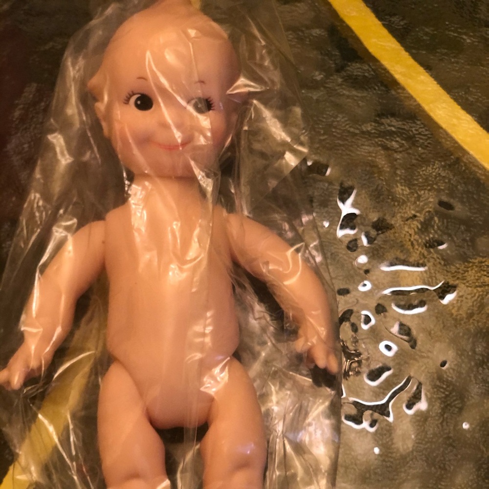 Kewpie doll vintage rose art small Kewpie doll